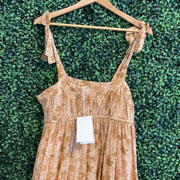NWT ULLA JOHNSON Cordelia Dress in Meadow Size 10 - Picture 6 of 11